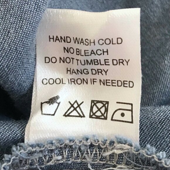 Lovers & Friends Denim Tie Front Midi Tencel Dress - Picture 7 of 8